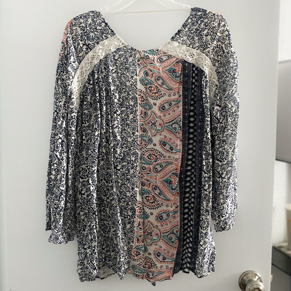 O’Neill beachy boho open front cover-up - Picture 2 of 7